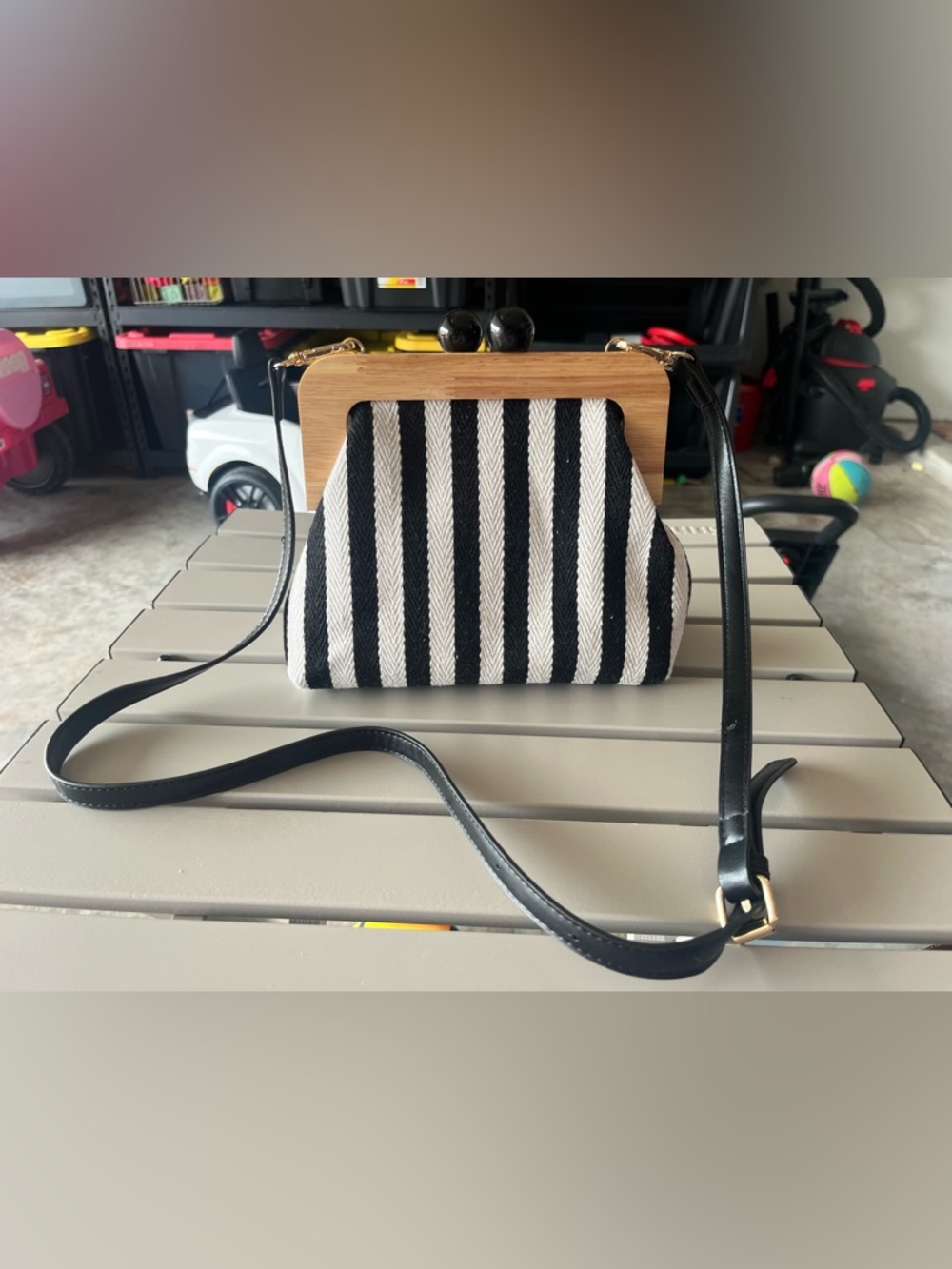 NEW Black & White Clutch